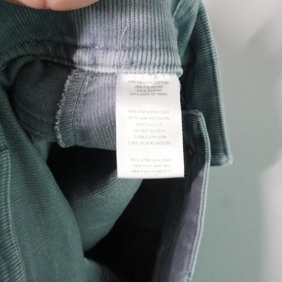 Toad&Co Corduroy Shorts Pull On Waist Pockets Casual Blue Size 8 - Picture 7 of 7